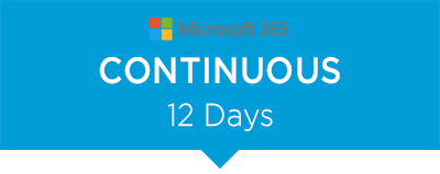 MS365 Continuous end user